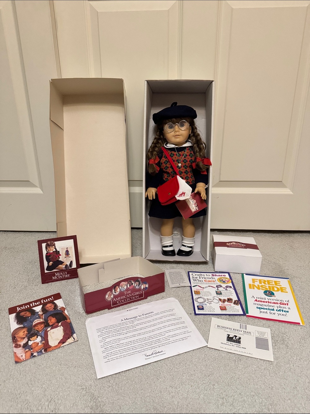 18” American Girl Molly McIntire Doll With Accessories